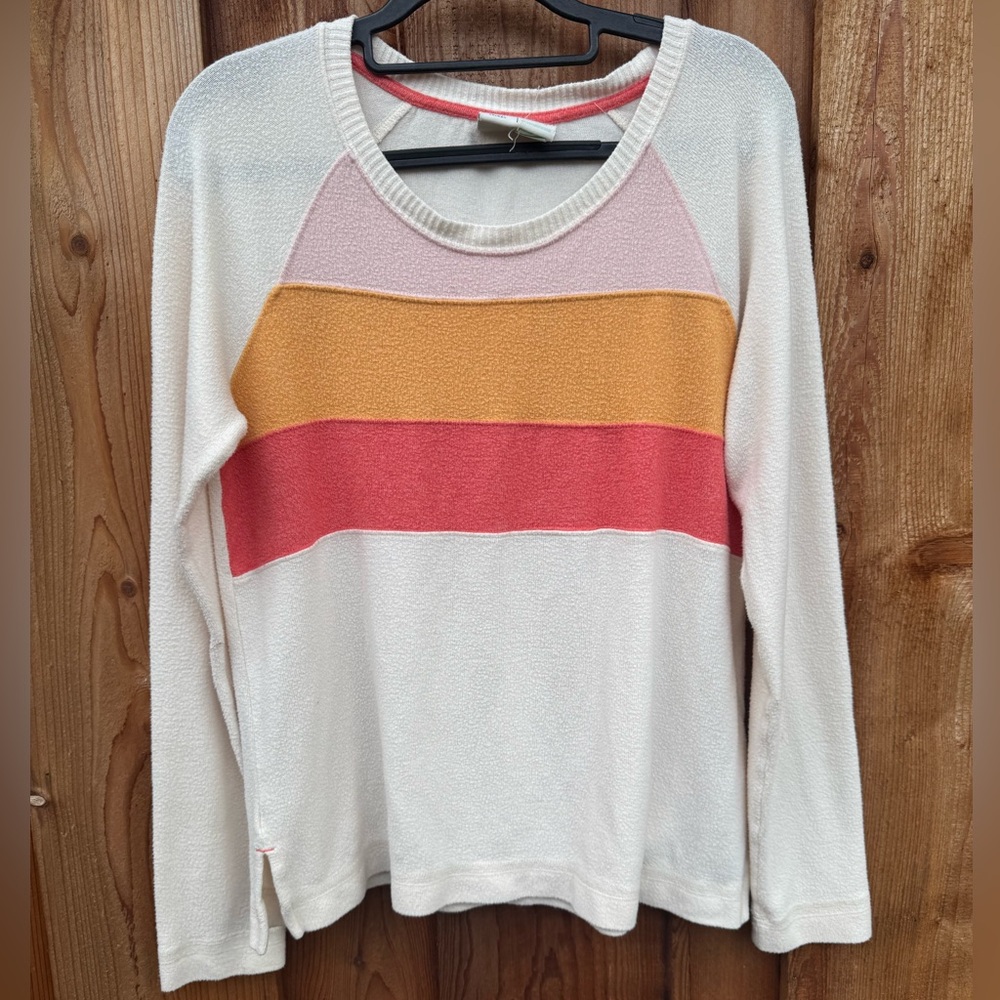 Colorful Striped Women's Anthro Sweater